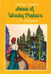 Cover of Anne of Windy Poplars, by L.M. Montgomery, published by McClelland and Stewart in 1973